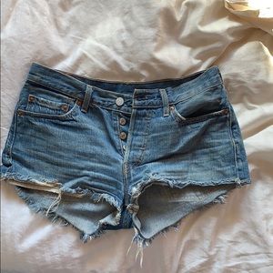 levi’s blue jean short